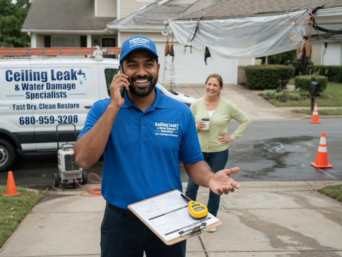 Ceiling Leak Cleanup Mountainair, NM FAQs